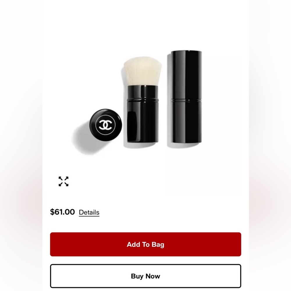 NIB CHANEL RETRACTABLE KABUKI BRUSH - Picture 4 of 4